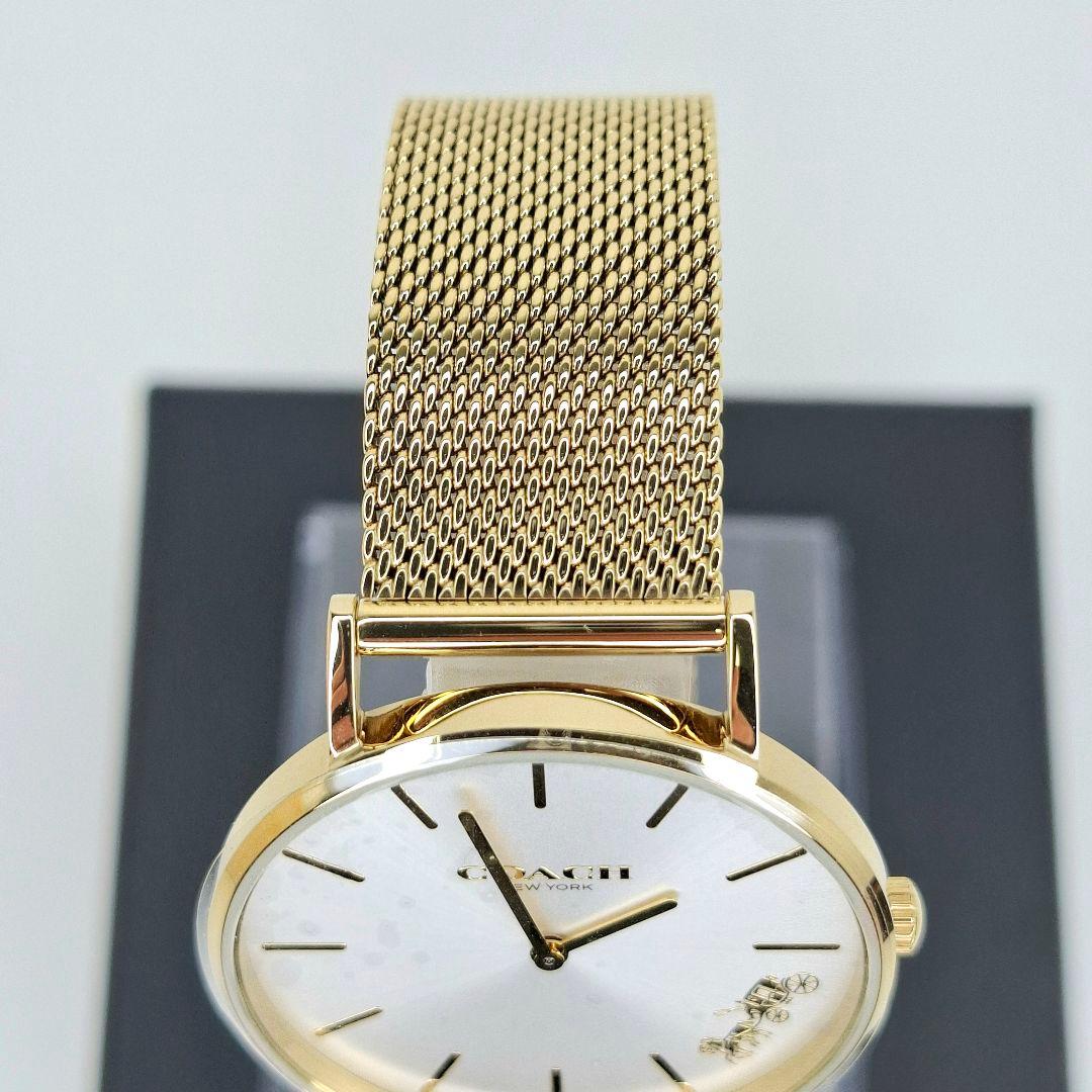 ✨美品未使用級 コーチ COACH 時計 ペリー ゴールド メッシュバンド