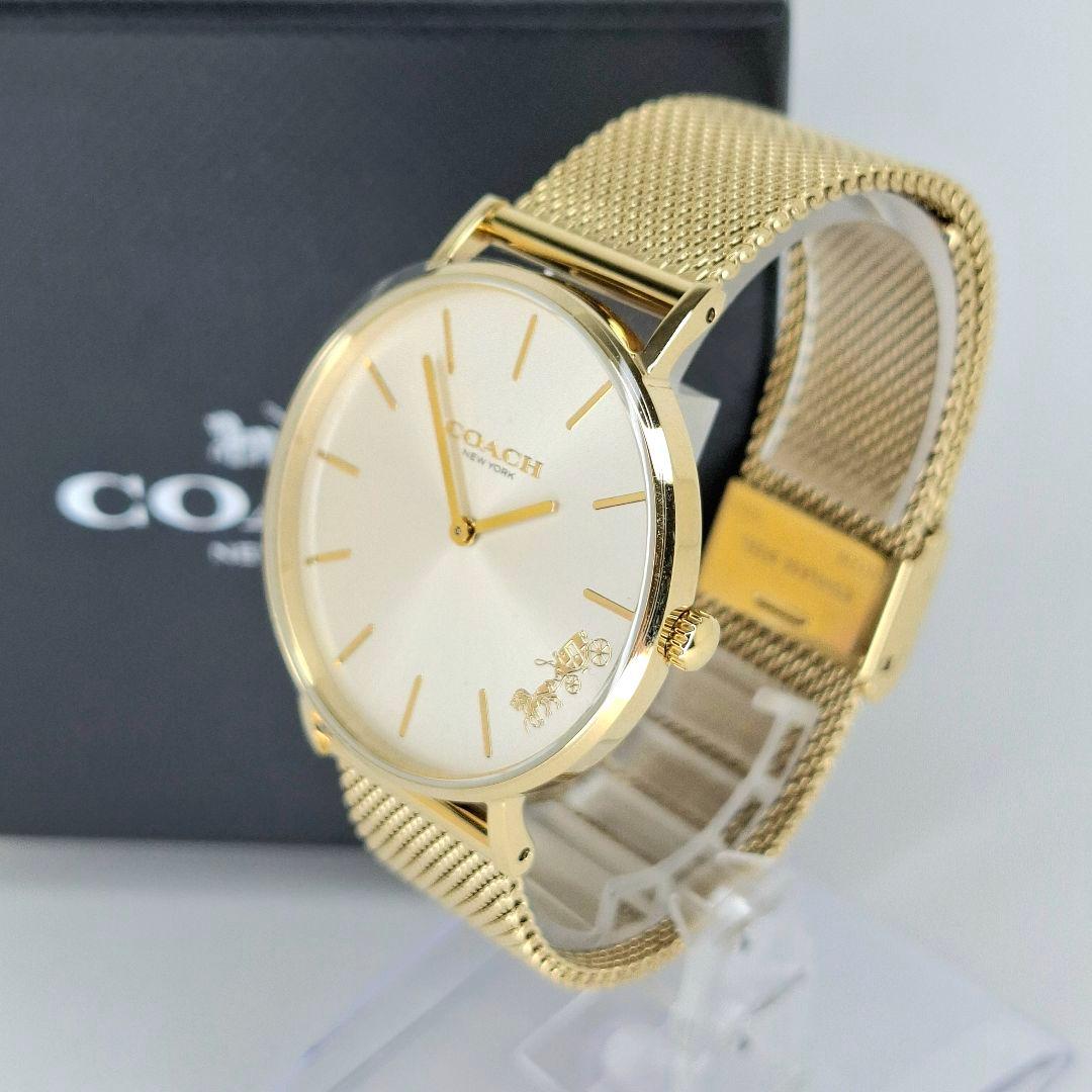 ✨美品未使用級 コーチ COACH 時計 ペリー ゴールド メッシュバンド