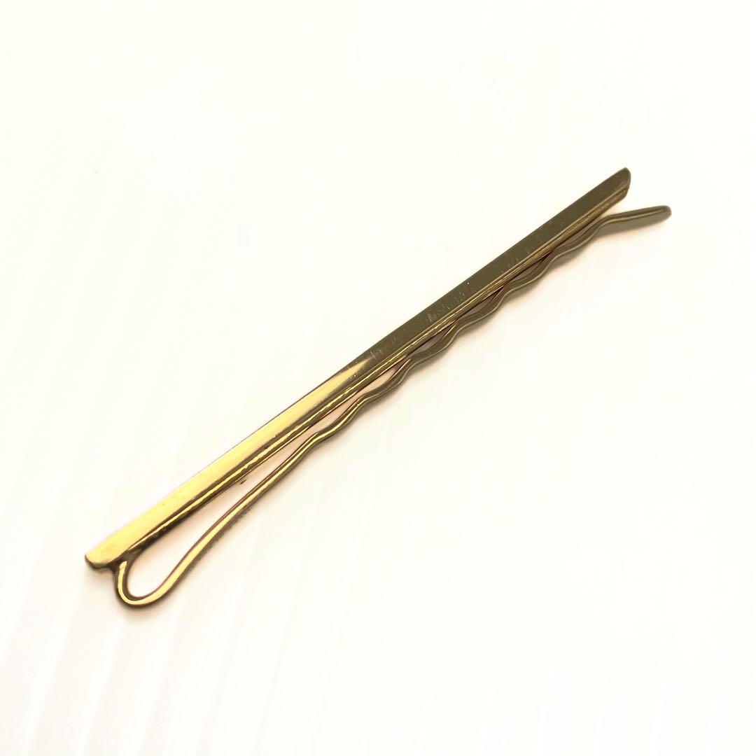 美品 正規品 LOEWE ロエベ ゴールド ネクタイピン アナグラム 立体加工