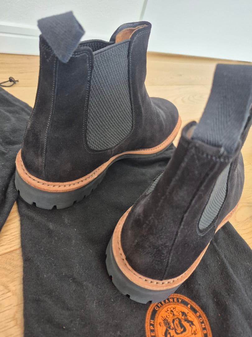 レア!COMOLI JOSEPH CEANEYスウェードサイドゴアブーツ美品