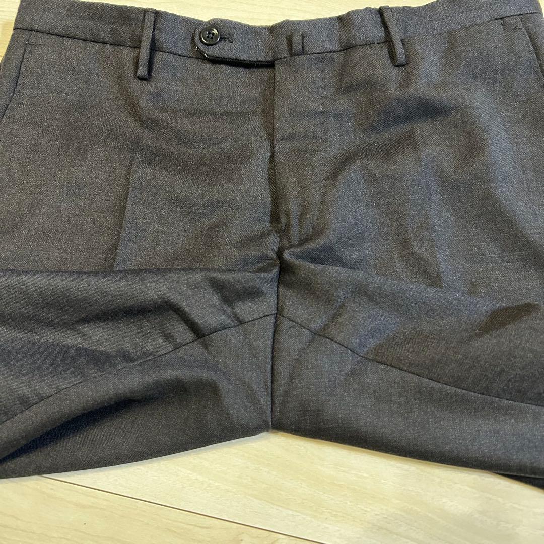 INCOTEX スラックス SUPER100’s 46 ダークグレー