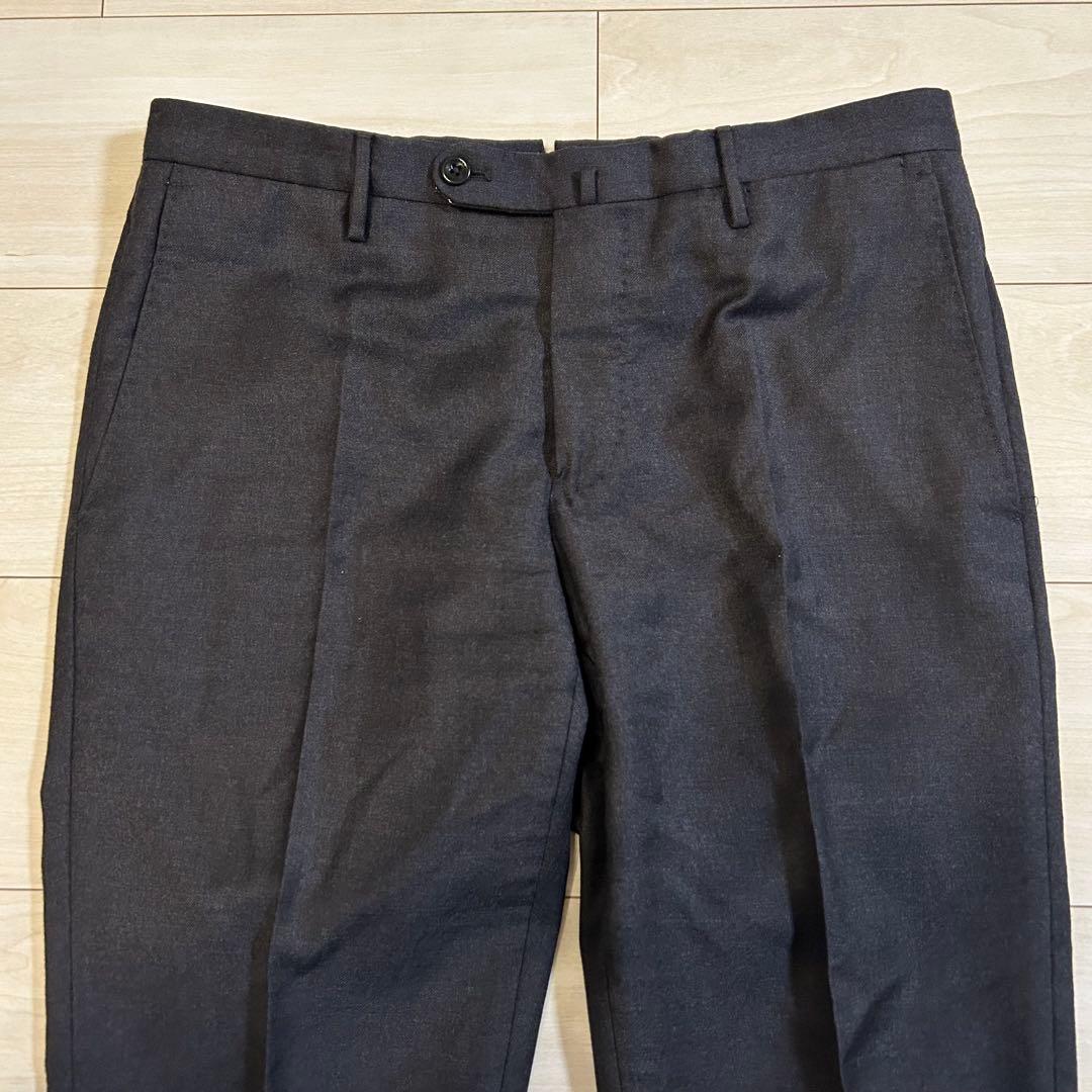INCOTEX スラックス SUPER100’s 46 ダークグレー