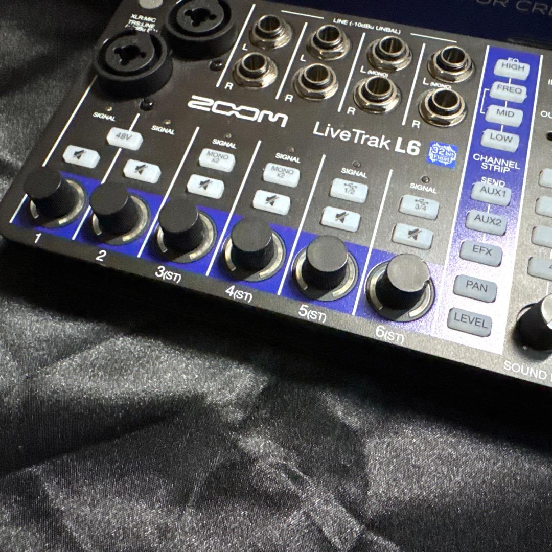 ZOOM LiveTrak L6 デジタルミキサー/オーディオインターフェイス