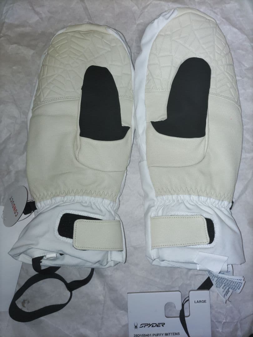 新品タグ付き保管品 SPYDER PUFFY MITTENS グラブ サイズ L