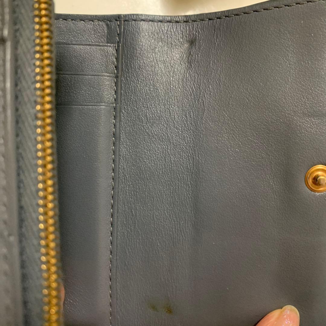 【美品】BOTTEGA VENETA マキシイントレチャート 三つ折り財布