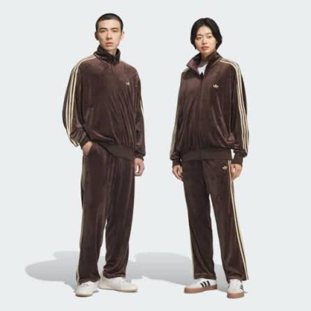 adidas ファイヤーバードトラックパンツ　ベロア