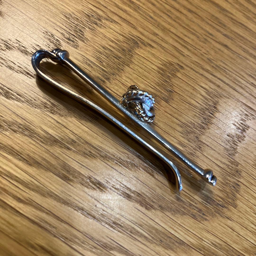 【ティファニー】ネクタイピン　ツイストノット　シルバー　ゴールド　メンズ