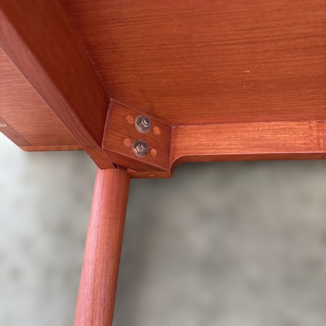 美品　ローテーブル　北欧デザイン　チーク材　センターテーブル