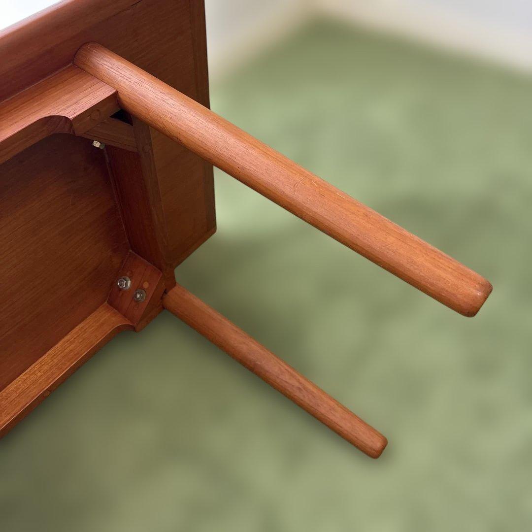 美品　ローテーブル　北欧デザイン　チーク材　センターテーブル