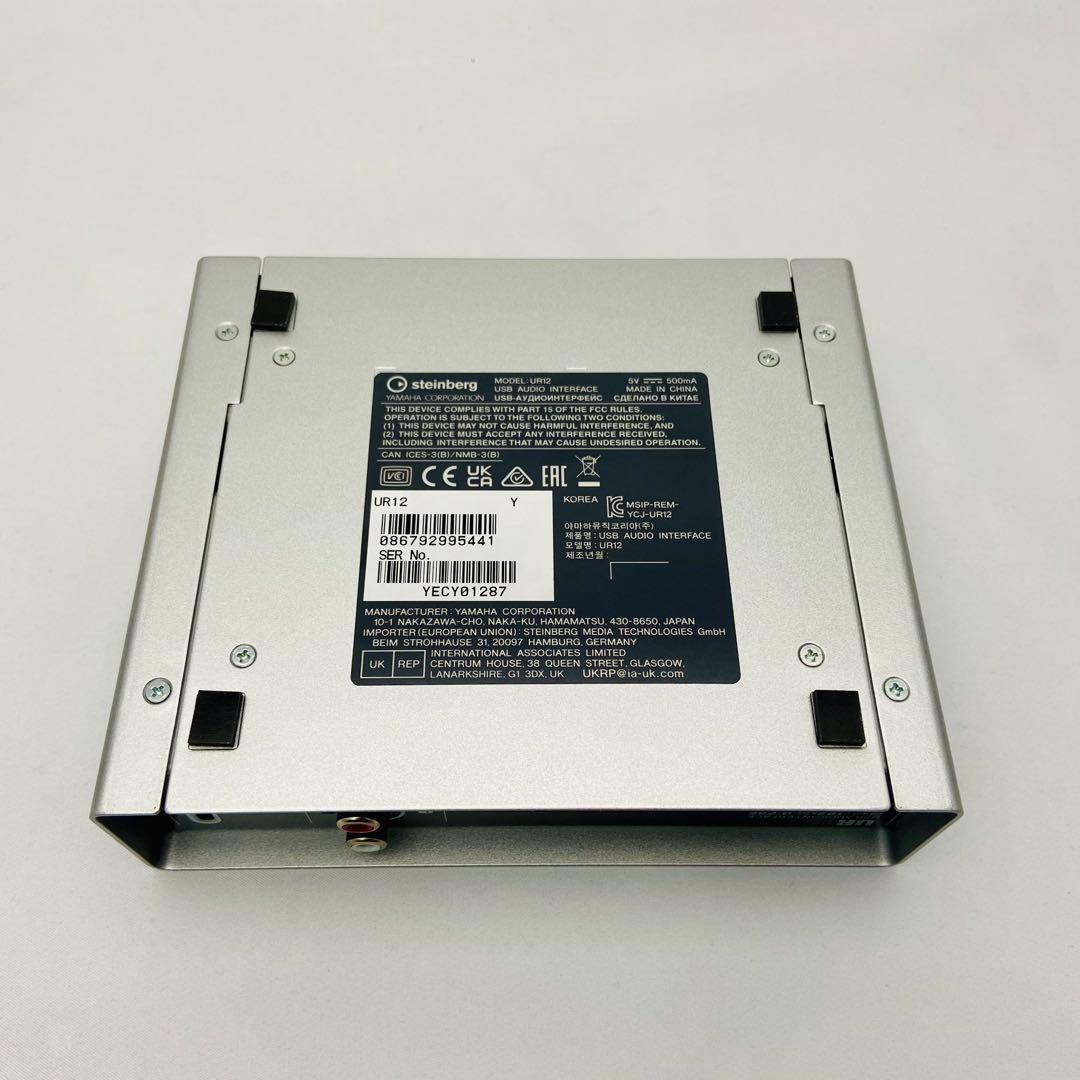 Steinberg UR12 オーディオインターフェイス ほぼ新品 動作品