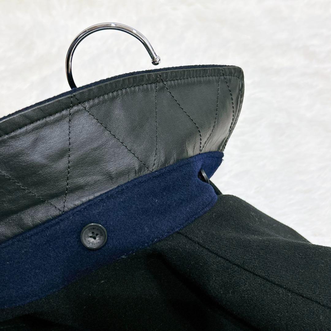 未使用級美品✨　ポールスミス　チェスターコート　ツートーン　ブラック　ネイビー