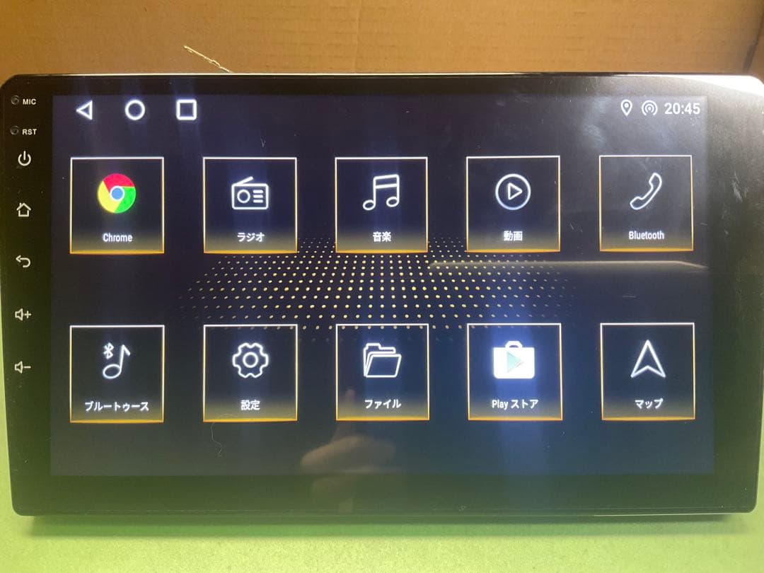 Android ナビ　CarPlay android auto アンプ付き
