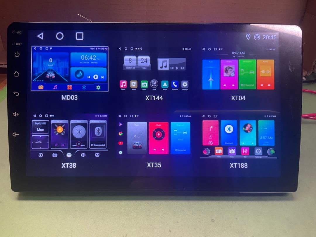 Android ナビ　CarPlay android auto アンプ付き