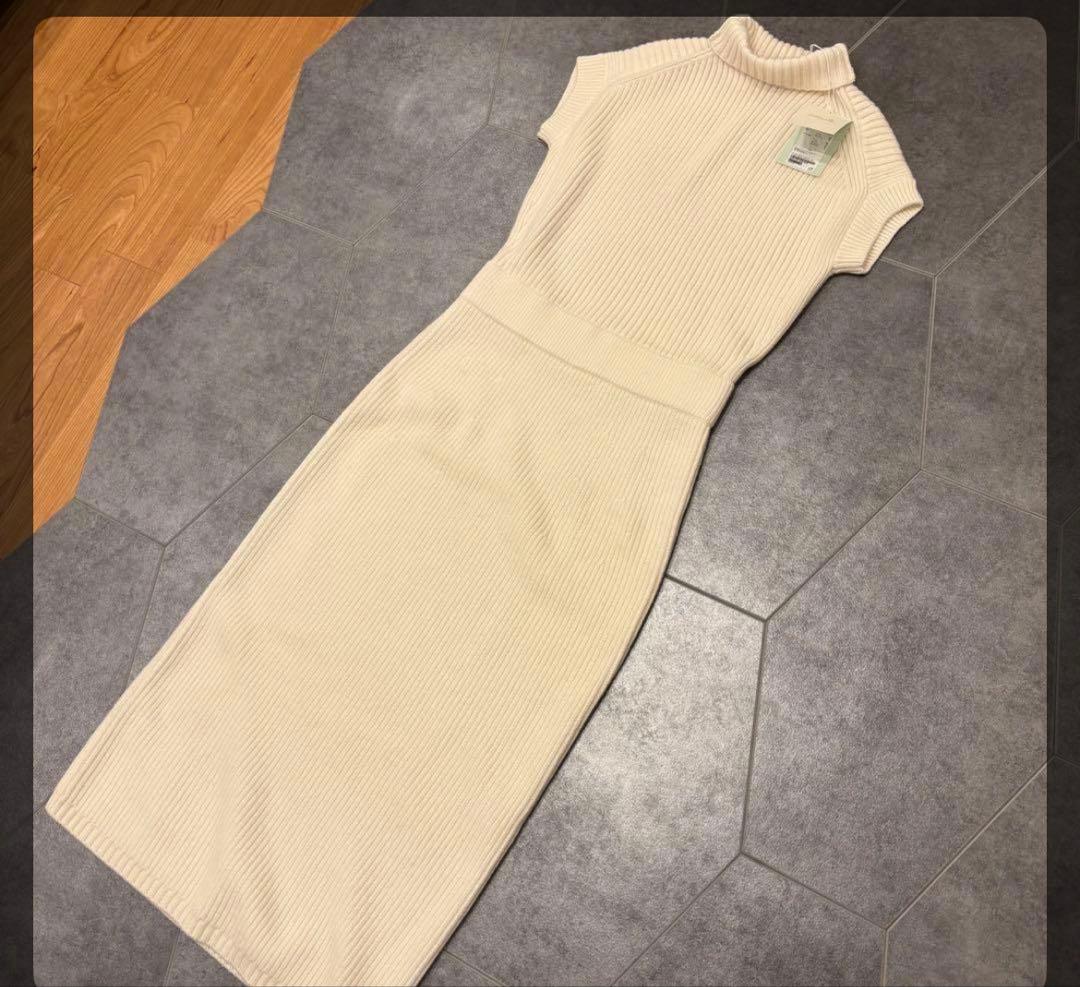 drawer ドゥロワー　ニットワンピース　カシミア混