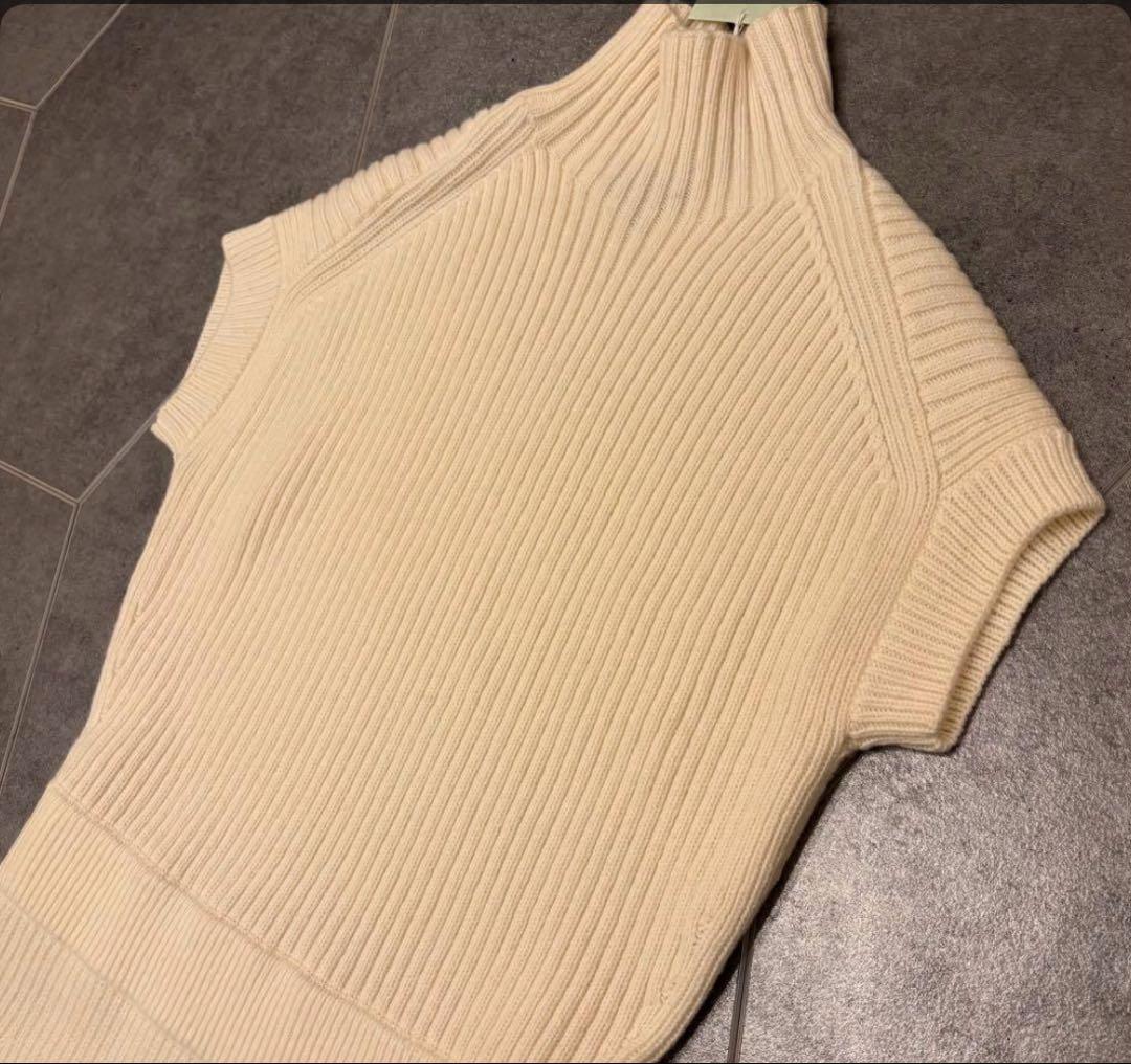 drawer ドゥロワー　ニットワンピース　カシミア混