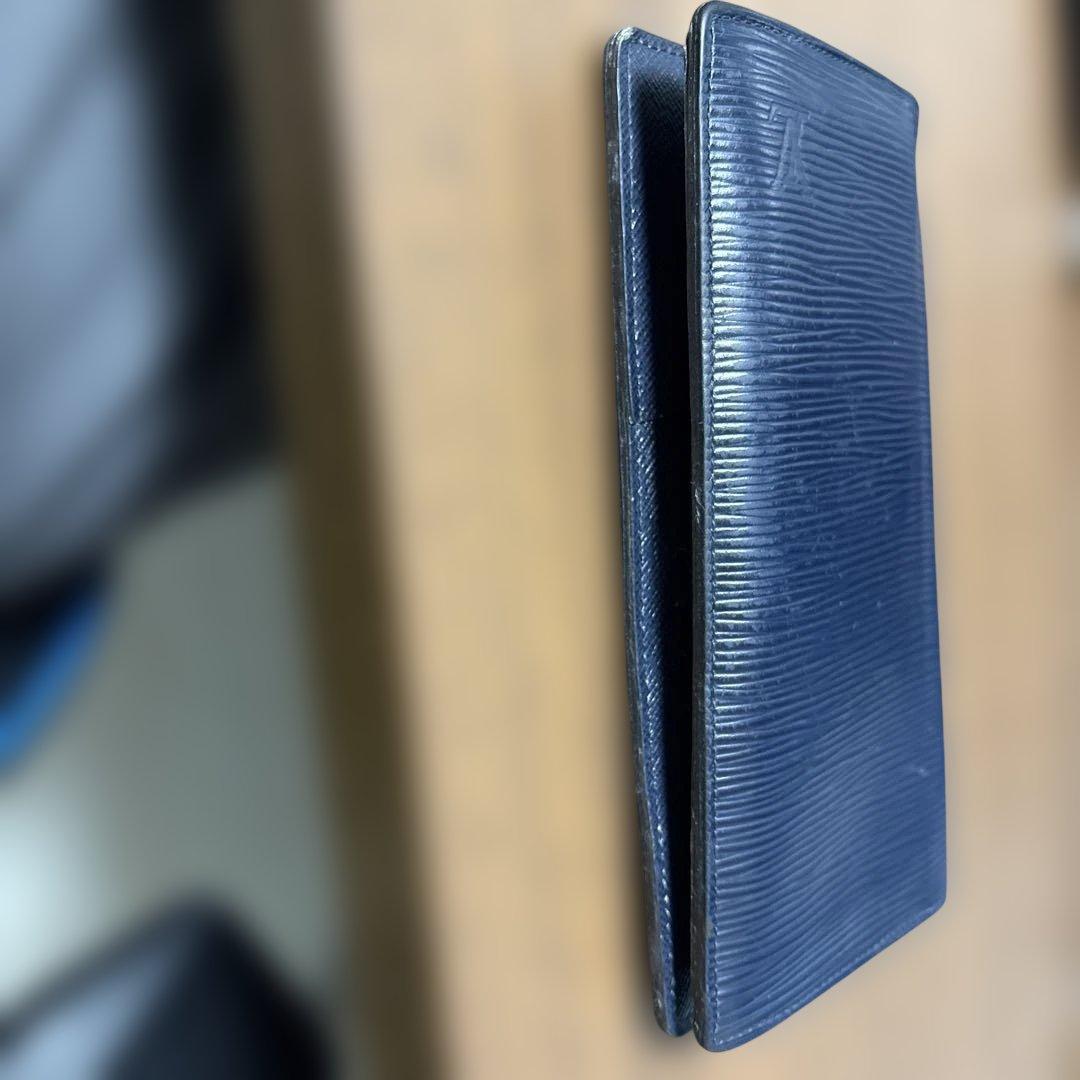 LOUIS VUITTON ネイビー 二つ折り財布