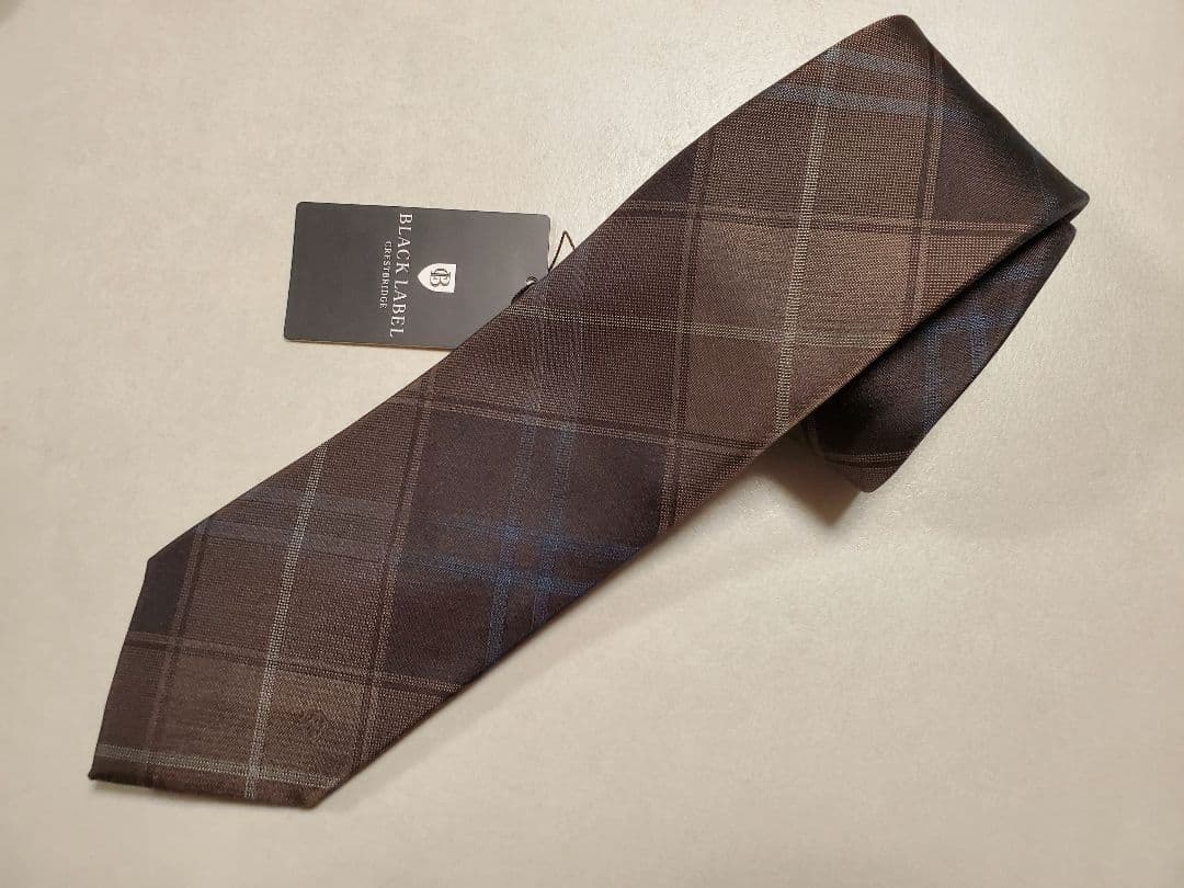 【新品】ブラックレーベルクレストブリッジ　ネクタイ　ブラウン　バーバリー　445