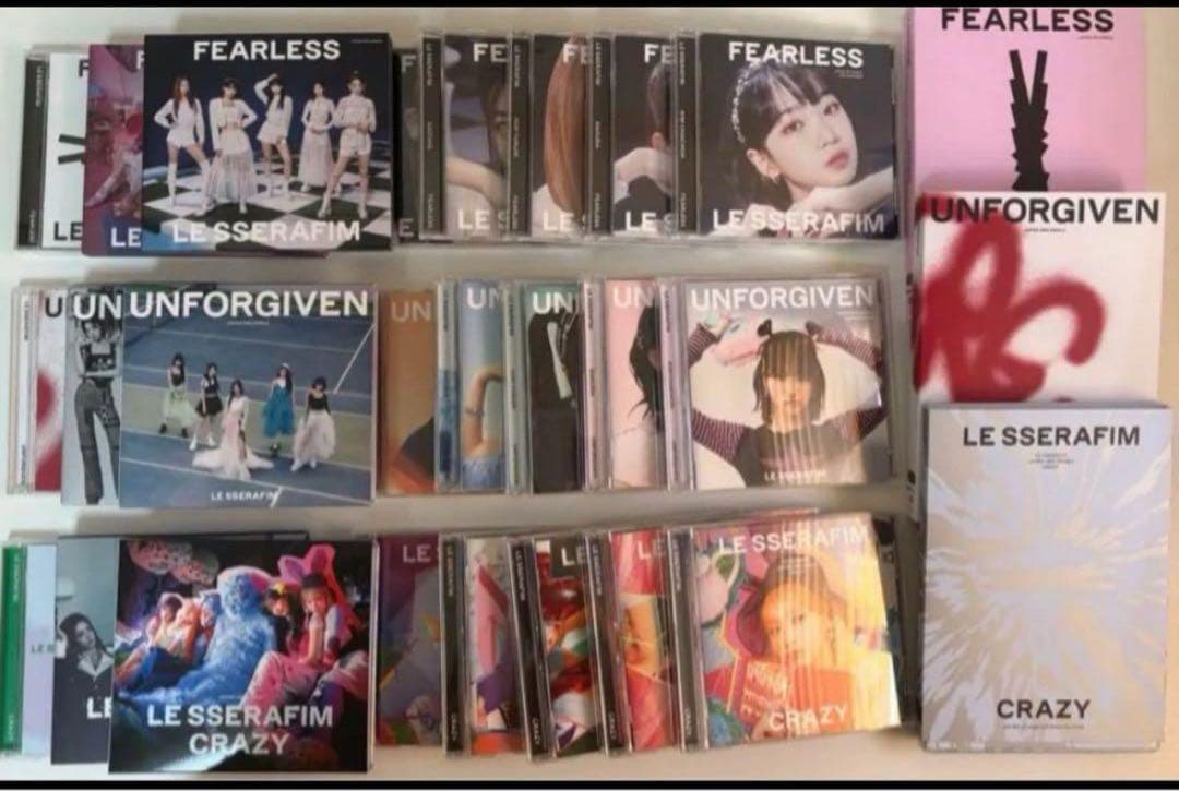 LE SSERAFIM　トレカ まとめ売り　ルセラフィム アルバム ほぼ コンプ