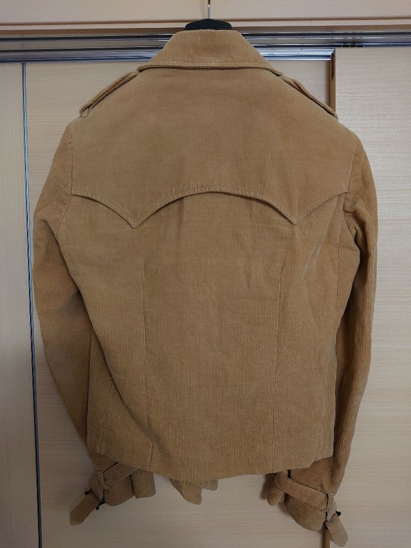 07ss ナンバーナイン 音符 コーデュロイ Pコート