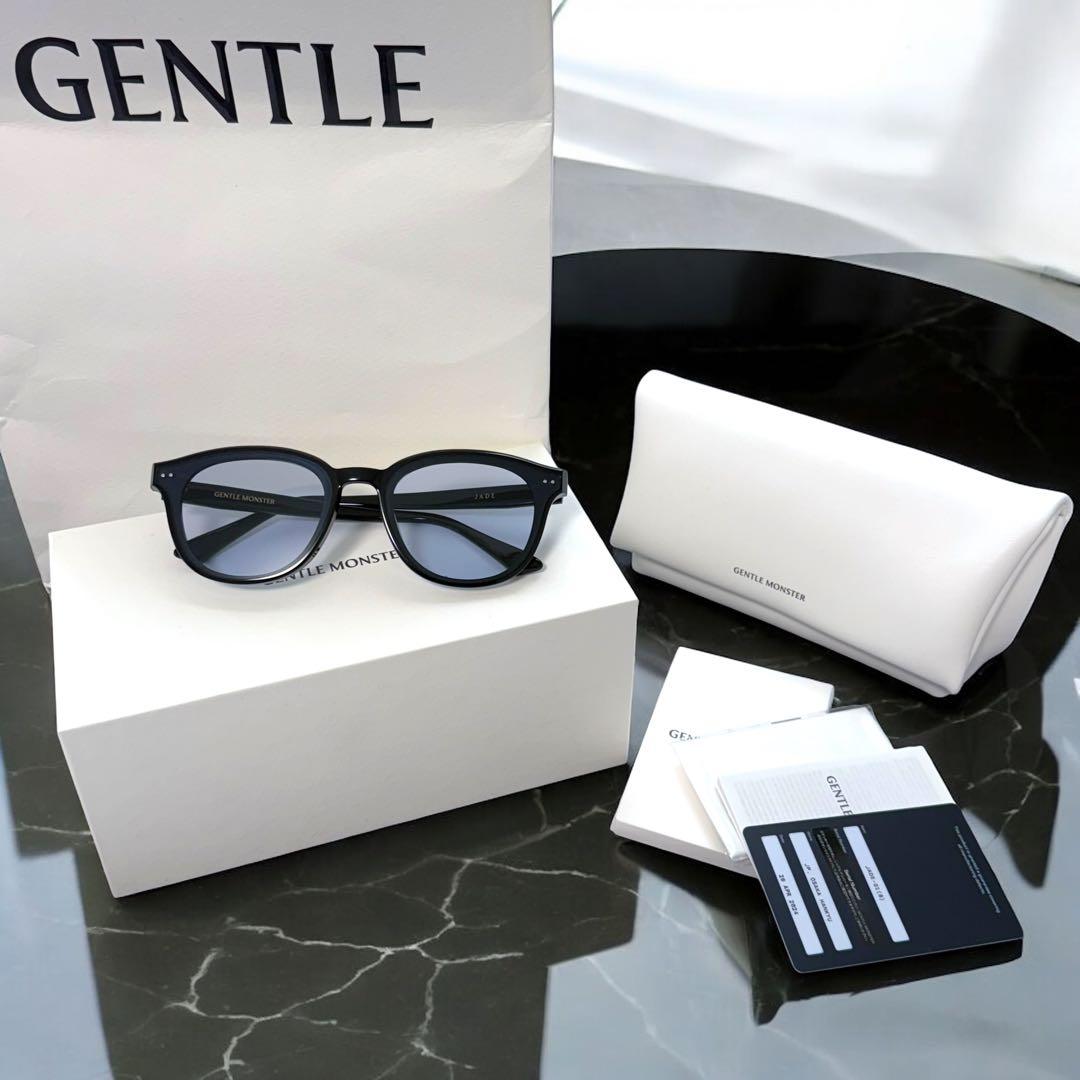 【試着のみ】ジェントルモンスター JADE サングラス　メガネ　青　レンズ