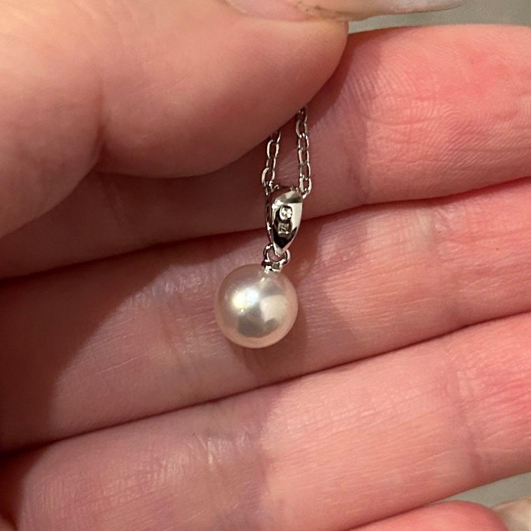 Mikimoto 真珠ペンダントネックレス