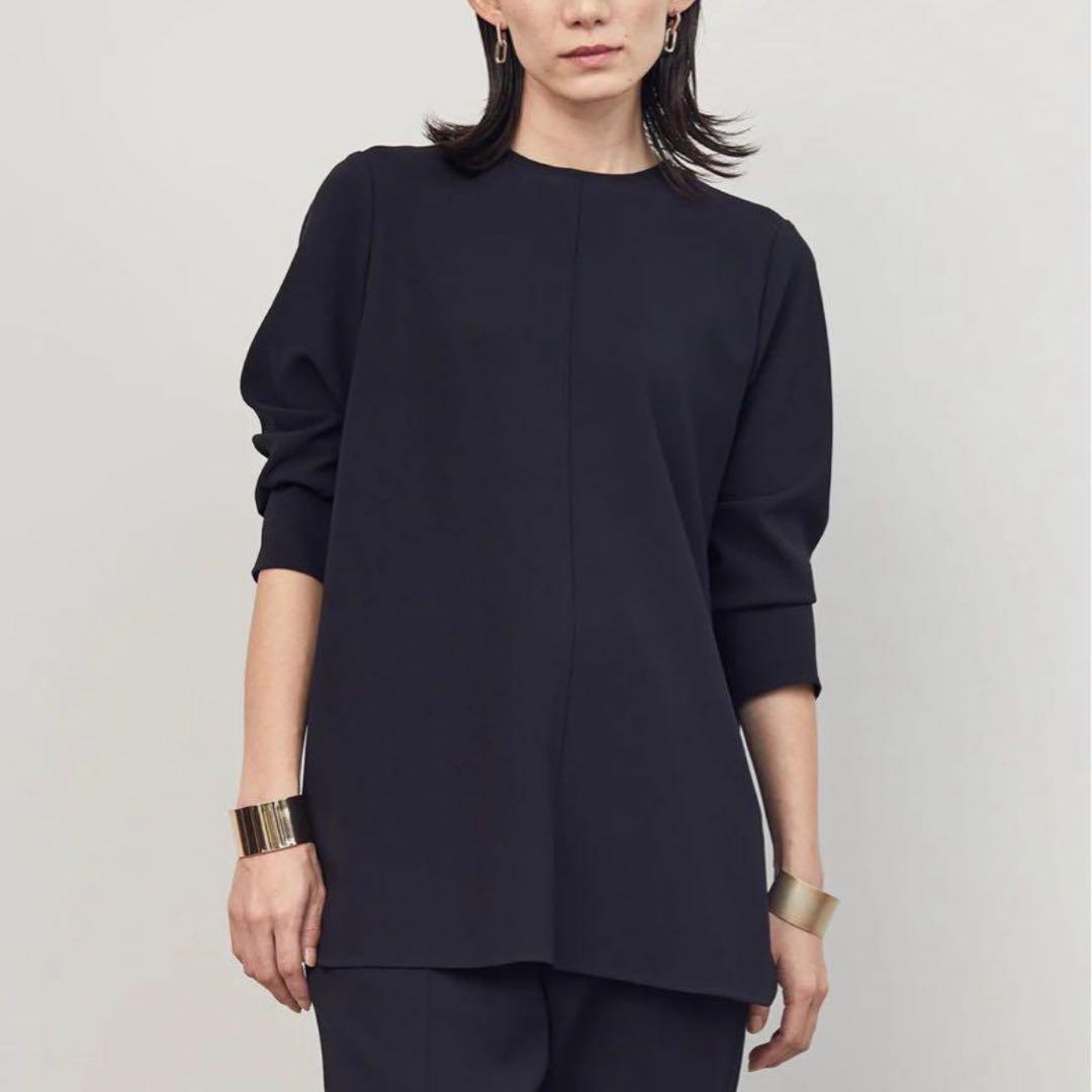 未使用 SOEJU Aラインチュニックブラウス ブラック Sサイズ