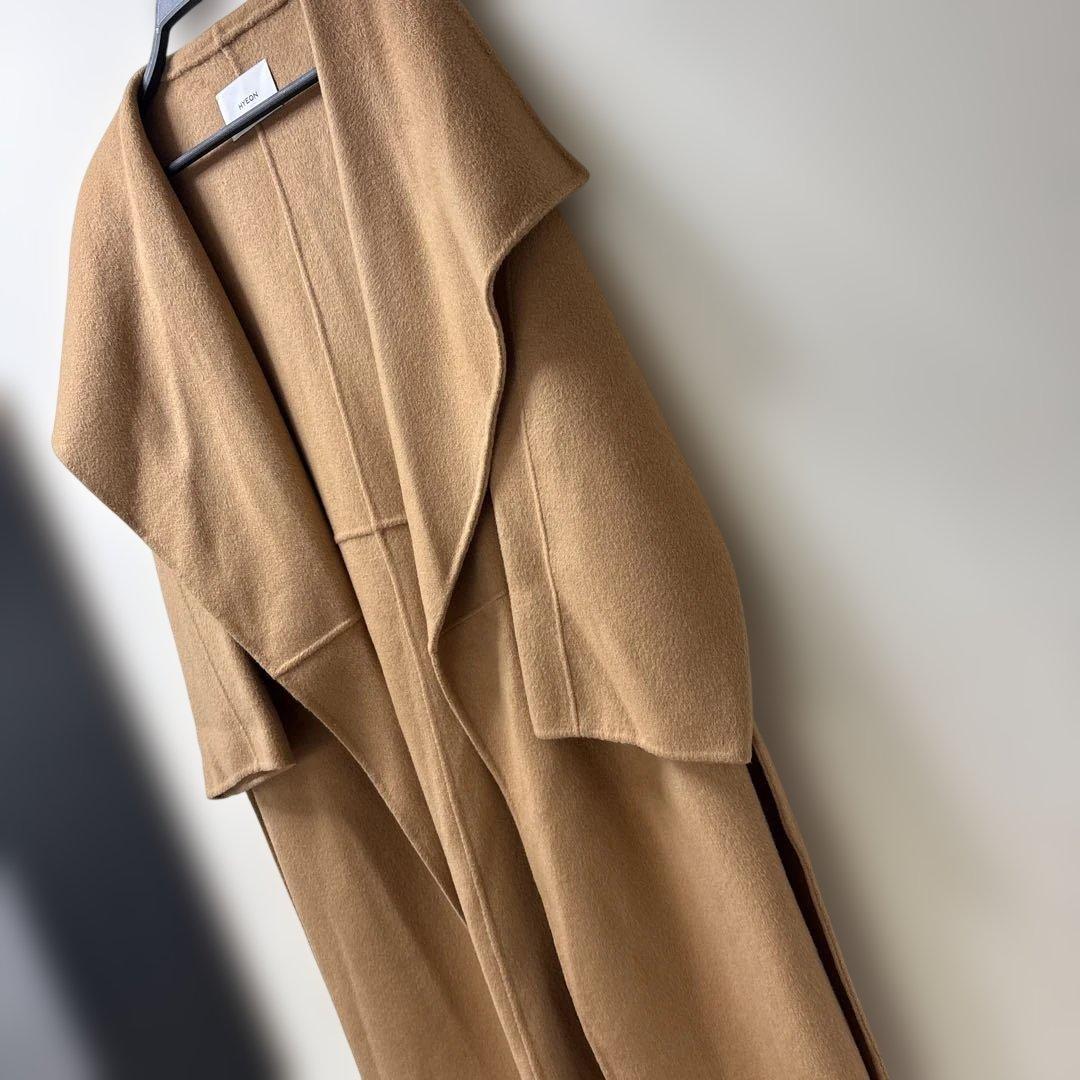 美品❣️HYEON❣️へヨン❣️HAND MADE❣️チェスターコート❣️キャメル❣️