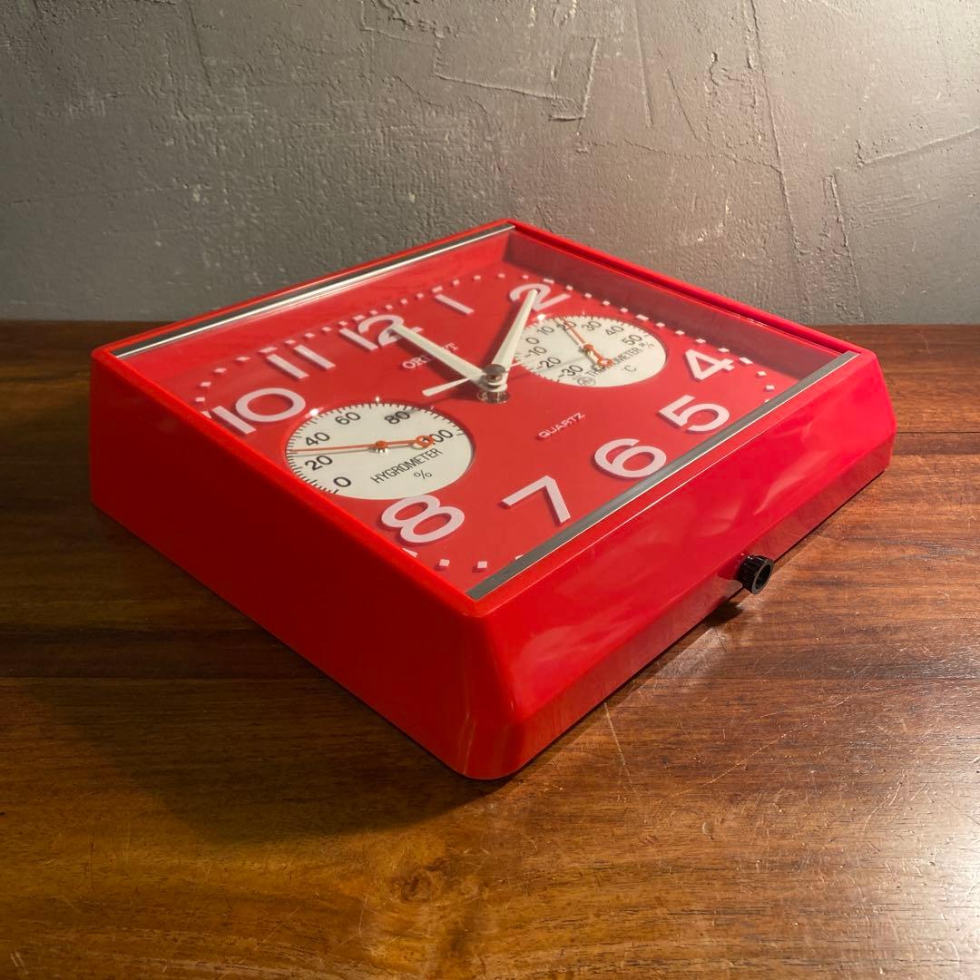 昭和レトロ デッドストック ORIENクオーツ掛時計 KC105AZ