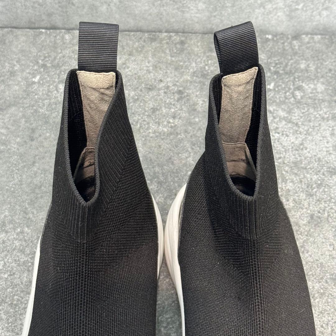 【新品】+diana 軽量ニットソックススニーカーブーツ 厚底 23.5cm