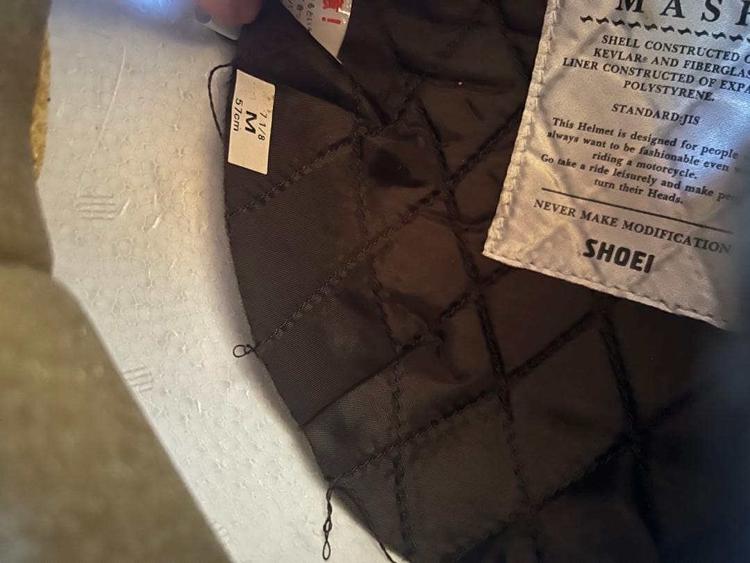 SHOEI MASH-X Mサイズ マットブラック