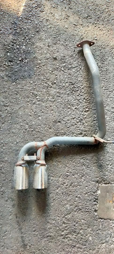 ミラジーノ L700 SP ステンレス デュアルテールマフラー 2本出し用メッキ