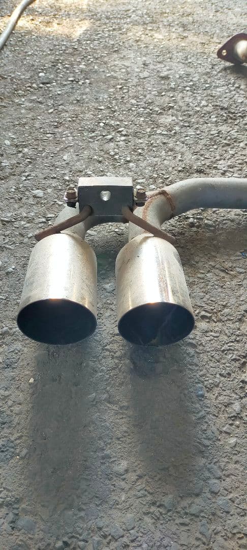 ミラジーノ L700 SP ステンレス デュアルテールマフラー 2本出し用メッキ