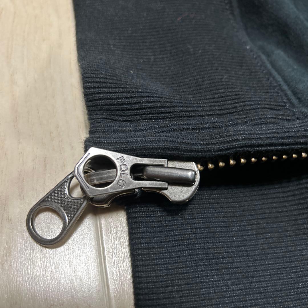 POLO Ralph Lauren 90s 黒 ジャケット ダブルジップ