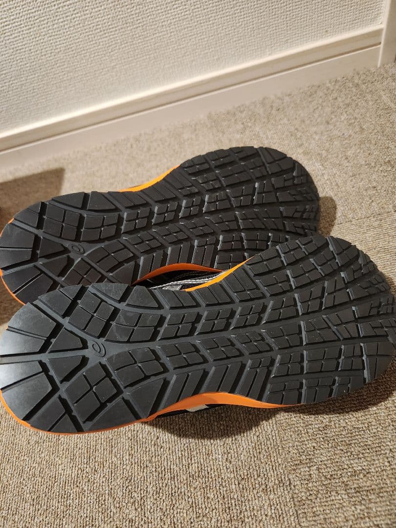 ASICS 　BOAシステム　安全靴 26.0cm ブラック/オレンジ