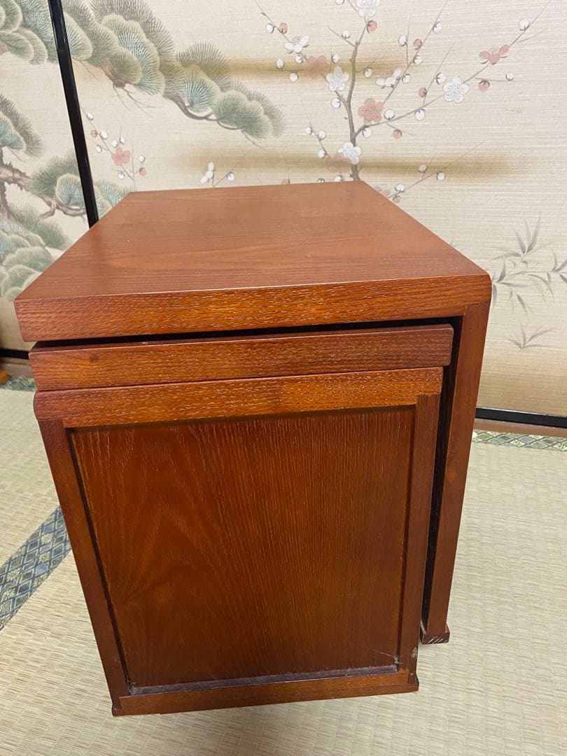 レトロな折りたたみ式文机