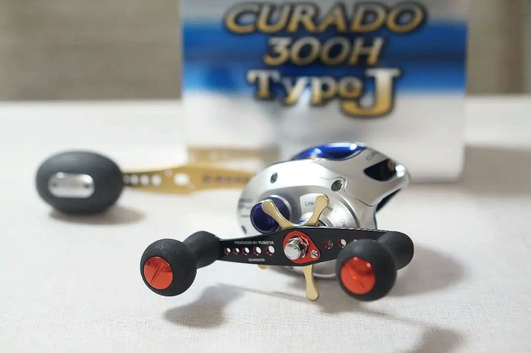 【機関良好OH済み】​シマノ クラド 300H Type-J夢屋ハンドルカスタム