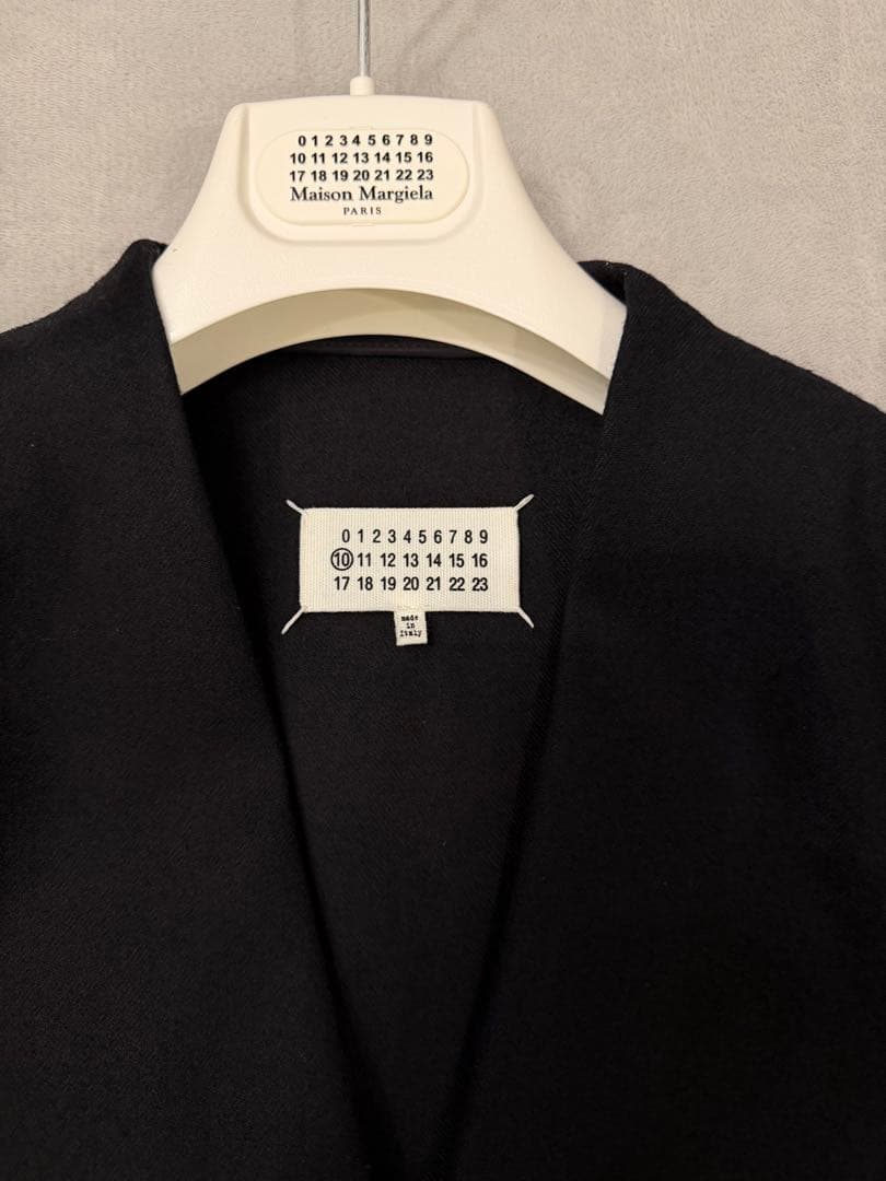 Maison Margiela メゾンマルジェラ　ブラック ノーカラージャケット