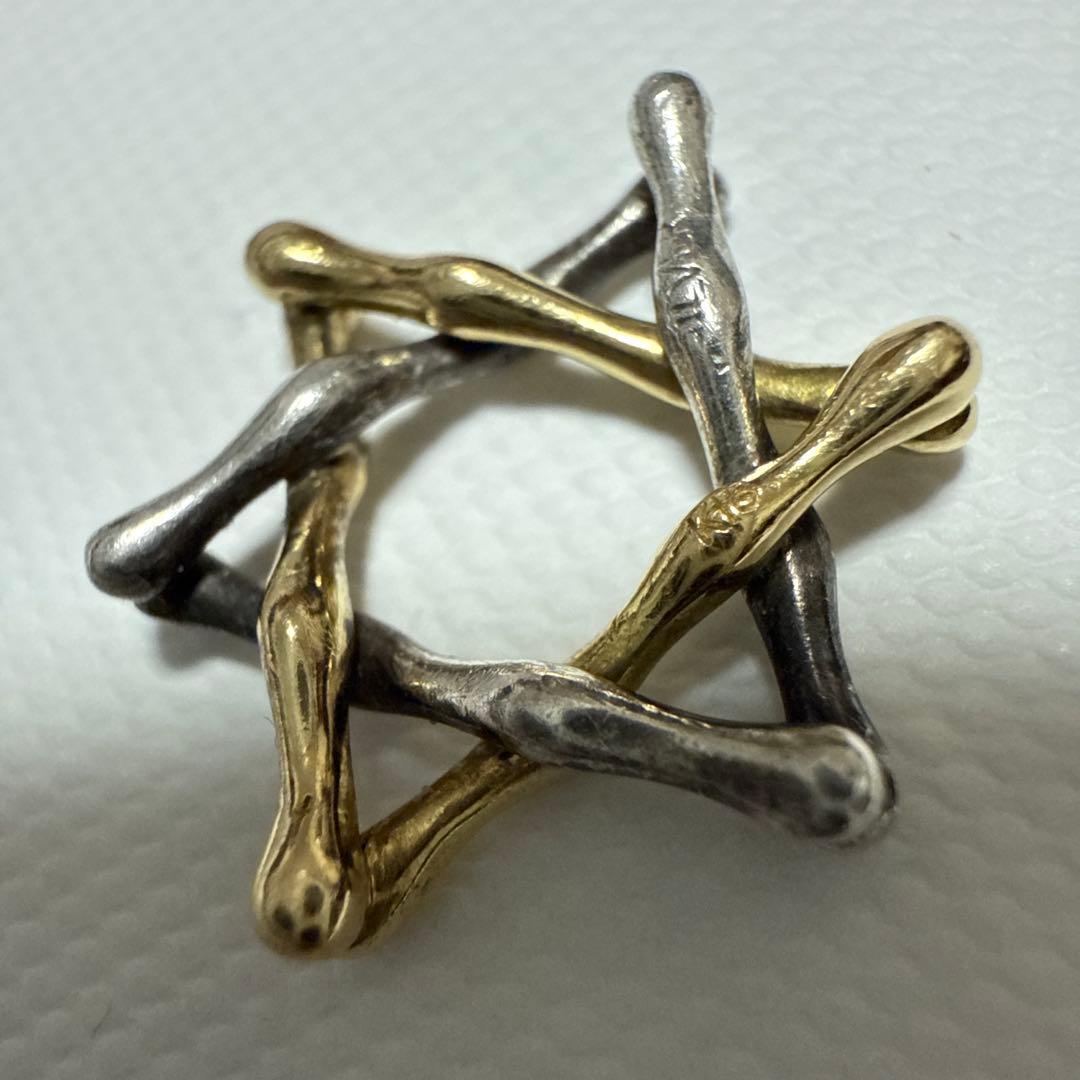 ヒランヤG/Sペンダントトップ ゴールド/シルバー