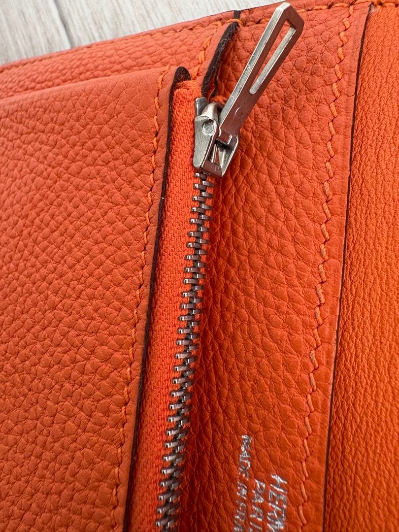 エルメス　ドゴン　コンパクト　二つ折り財布