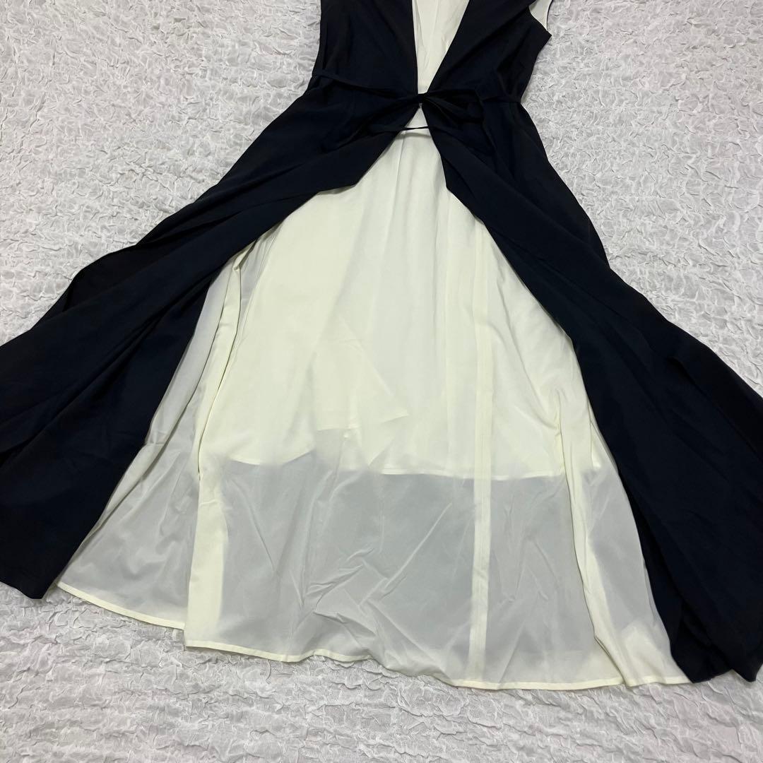 JENNE 2WAYレイヤードフレアワンピースS ブラック