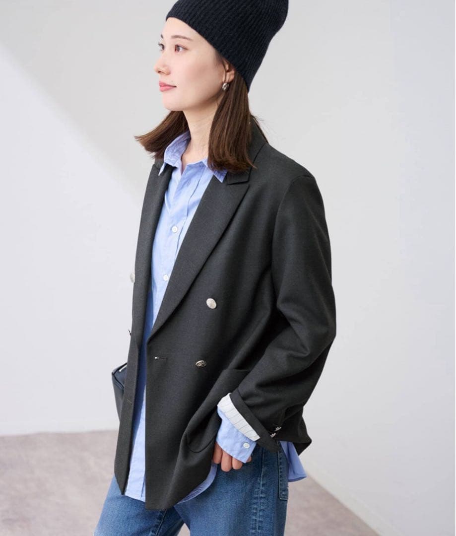 FRAMeWORK TWRカルゼDBジャケット　グレー