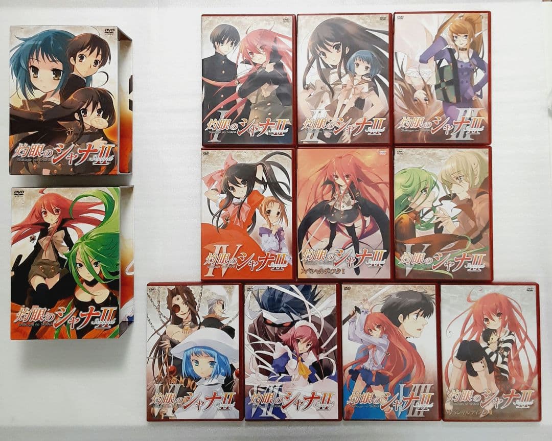 灼眼のシャナⅠ+Ⅱ + 特典ディスク DVD 計