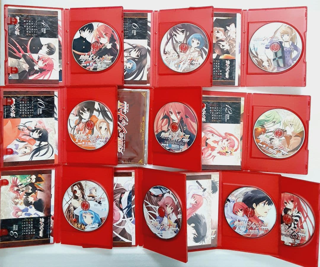 灼眼のシャナⅠ+Ⅱ + 特典ディスク DVD 計