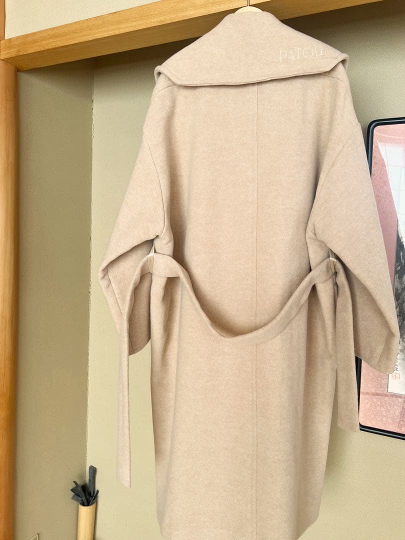 【試着のみ新品同様】PATOU パトゥ ウールコート 36 ベージュ