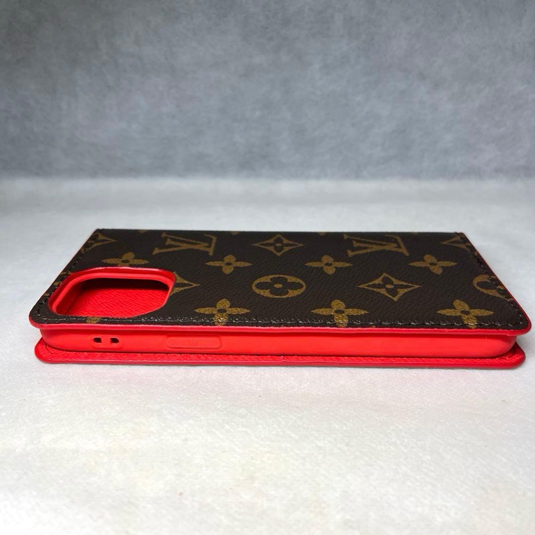 【美品】LOUIS VUITTON iPhone 13ProMax手帳型ケース