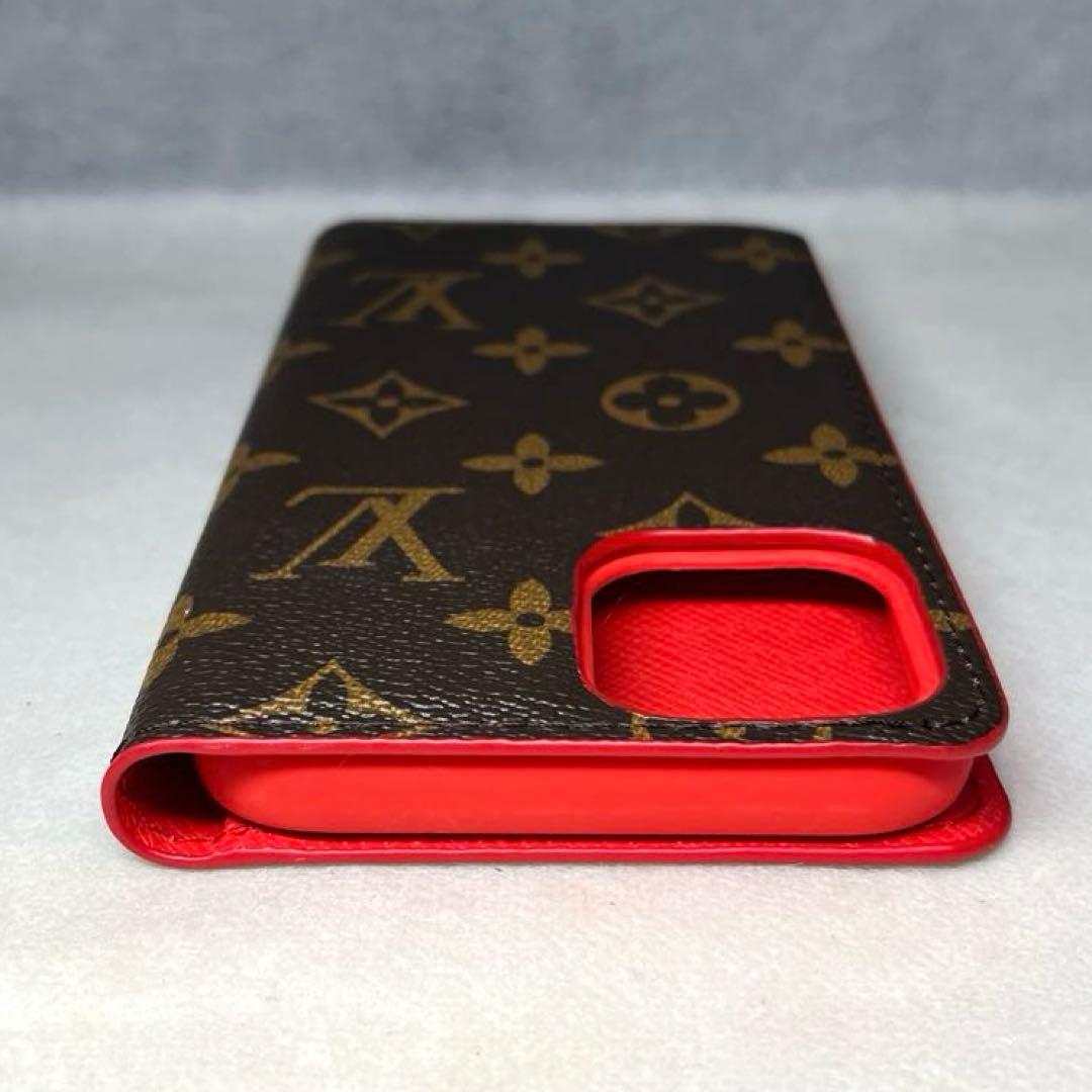 【美品】LOUIS VUITTON iPhone 13ProMax手帳型ケース