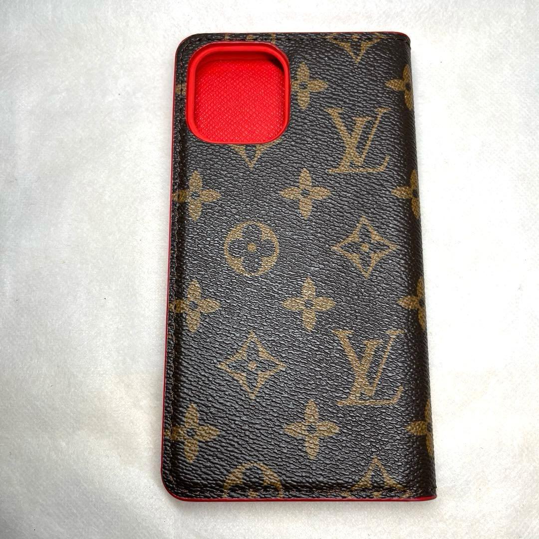 【美品】LOUIS VUITTON iPhone 13ProMax手帳型ケース