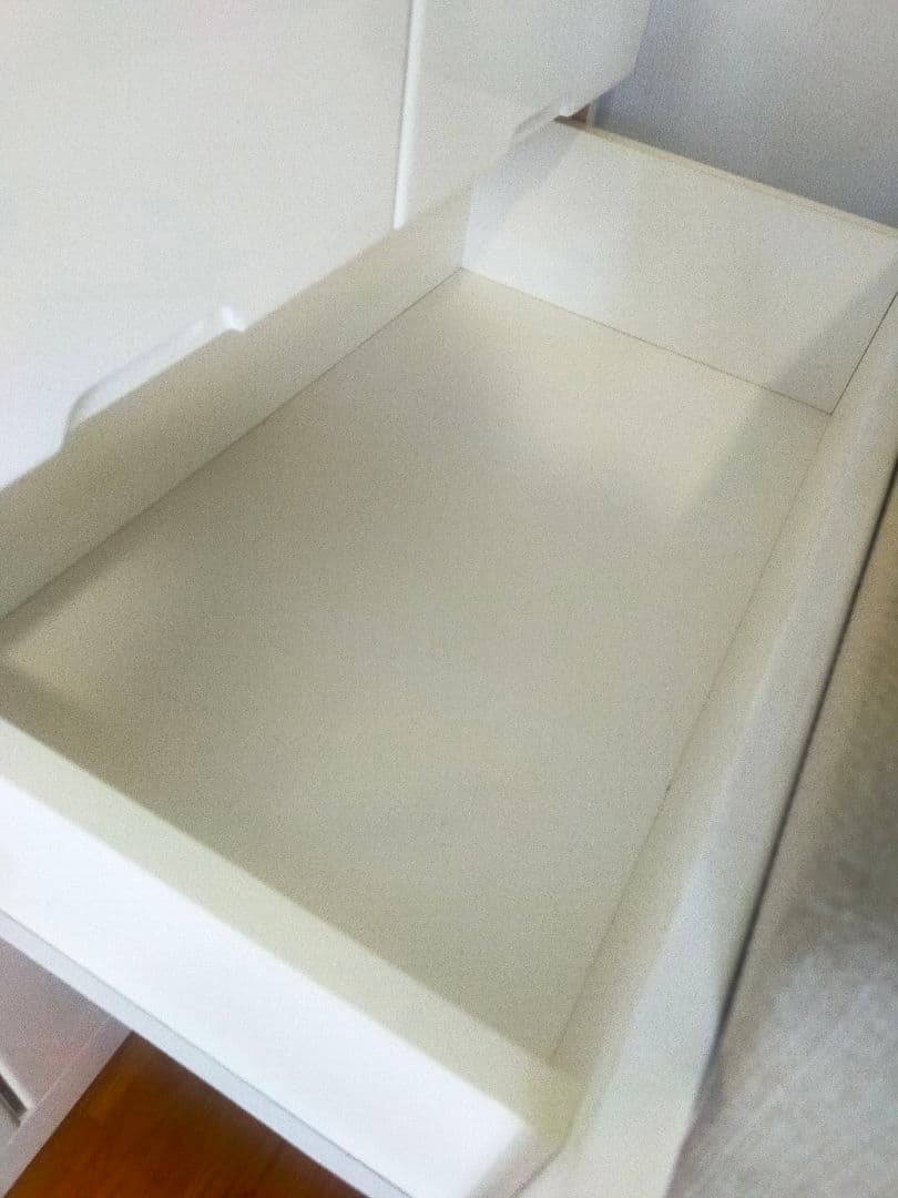 5★ ホワイトチェスト 引き出し付き