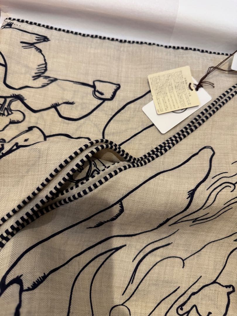 25秋冬　未使用品　エルメス　トライアングルジェアン　千と一のウサギ