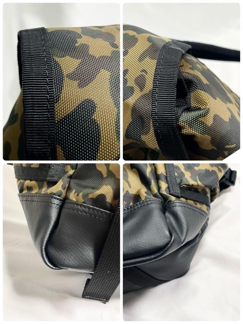 アベイシングエイプ ポーター コラボ 限定品 カモフラ バッグパック リュック